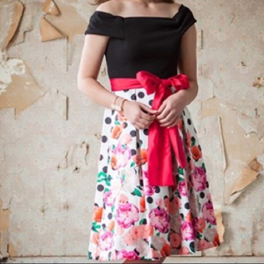 Off the Shoulder Eliza J Dress